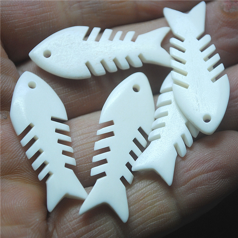 Women Fashion Nz - 5PCS ใหม่สีขาวจี้กระดูก 34X13MM Charms สร้อยข้อมือผู้หญิงทําหรือออกแบบผลการค้นหาที่ดีใหม่มาถึง