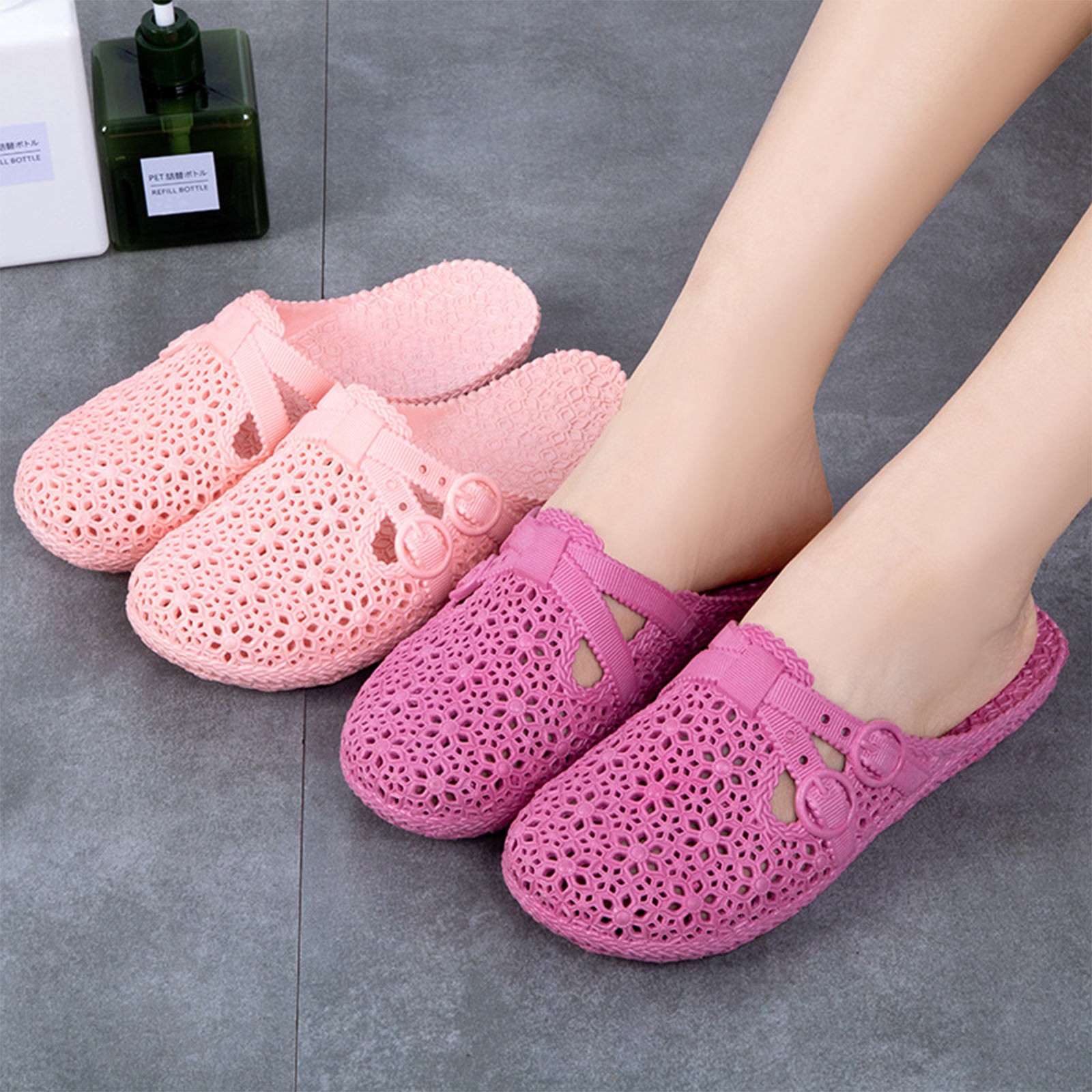 Women'S Fashion Day - Wrap-Toe รองเท้าแตะฤดูร้อนกลางแจ้ง Perforated รองเท้าแฟชั่น Casual Hollow