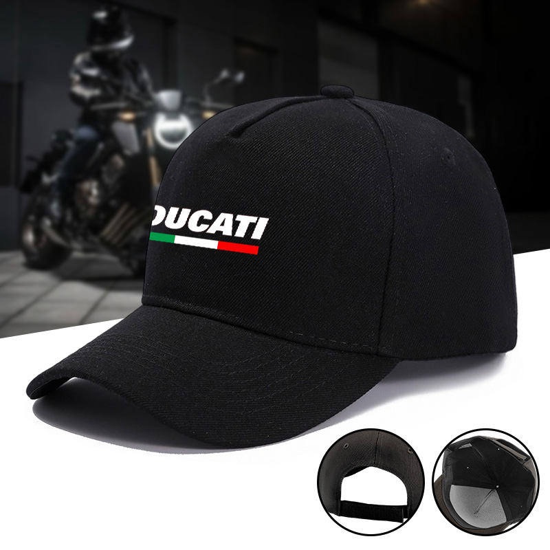 Women Fashion Logo Design - ผู้หญิงผู้ชายออกแบบ Ducati โลโก้แฟชั่นเย็บปักถักร้อยหมวกเบสบอลหมวกสําหรับ Ducati Monster Panigale