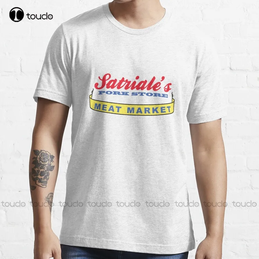 Women'S Fashion Market Size - ตลาดเนื้อ Sopranos เสื้อยืดสีดํา TShirt CUSTOM Aldult