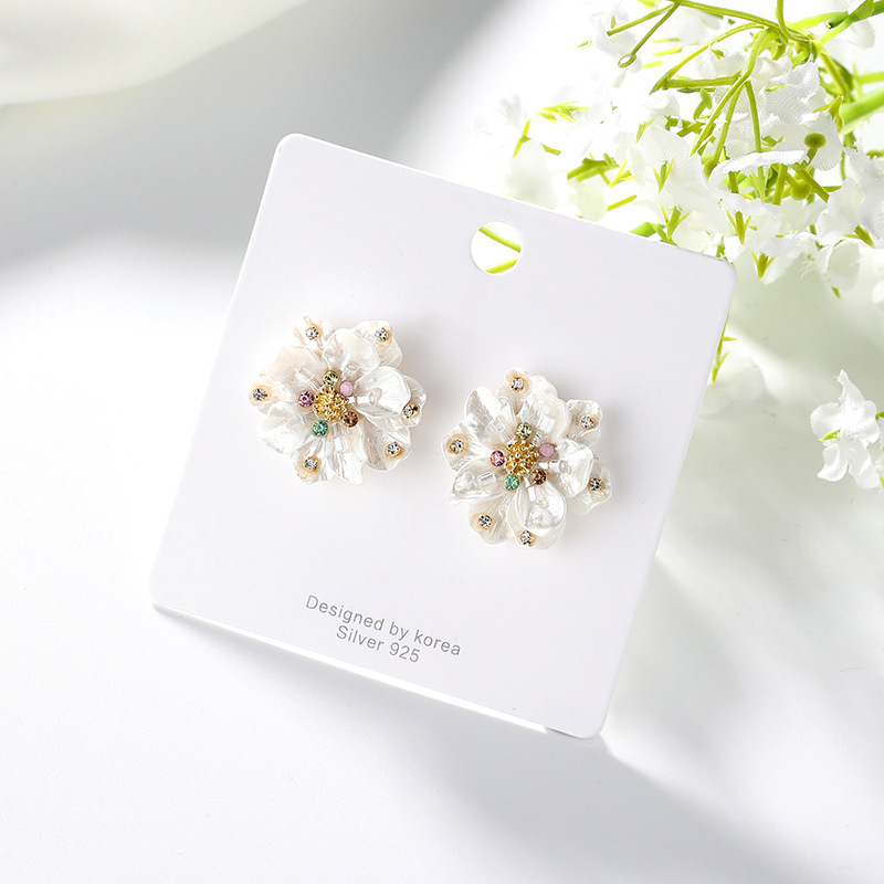 ต่างหูรูปดอกไม้เปลือกหอย ดีไซน - Women Fashion Nz บทวิจารณ์และราคา