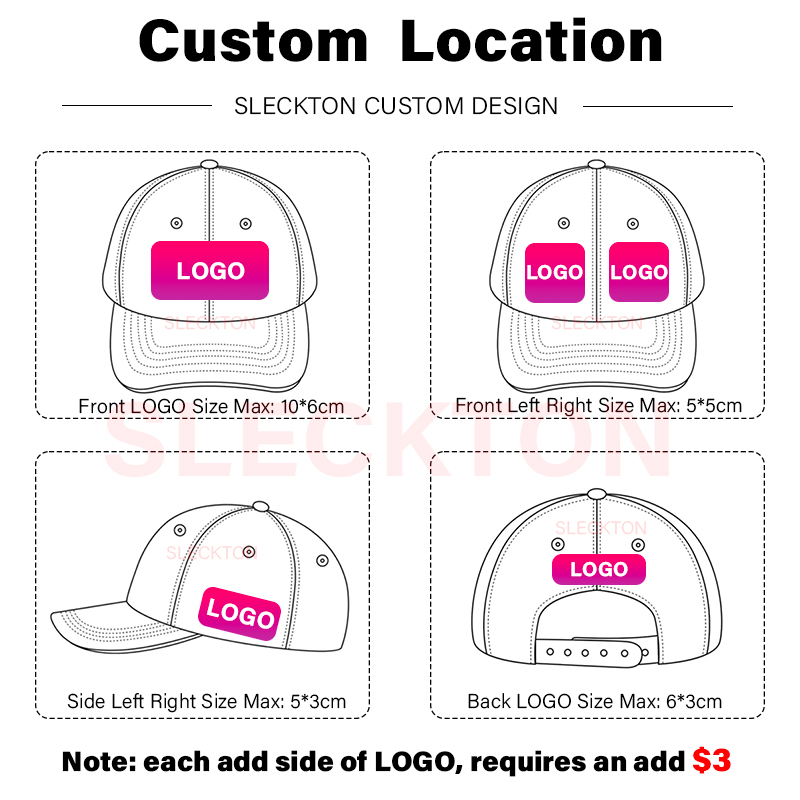 SLECKTON Custom เบสบอลหมวกแฟชั - Women Fashion Logo Design บทวิจารณ์และราคา
