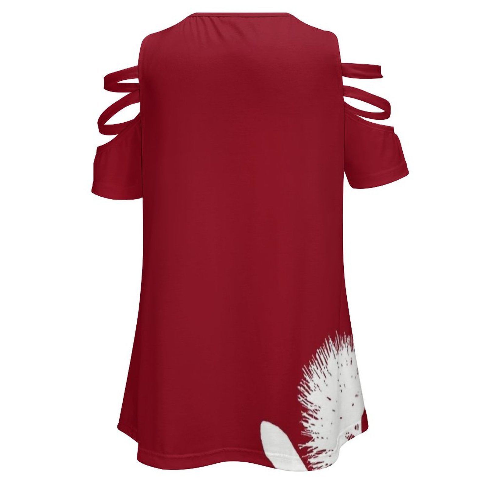 Pohutukawa-สีขาวบนสีแดงผู้หญิง - Women Fashion Nz บทวิจารณ์และราคา