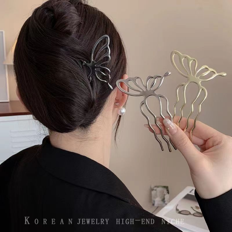 กิ๊บติดผมรูปผีเสื้อเกาหลี รูปต - Women Fashion Hub บทวิจารณ์และราคา