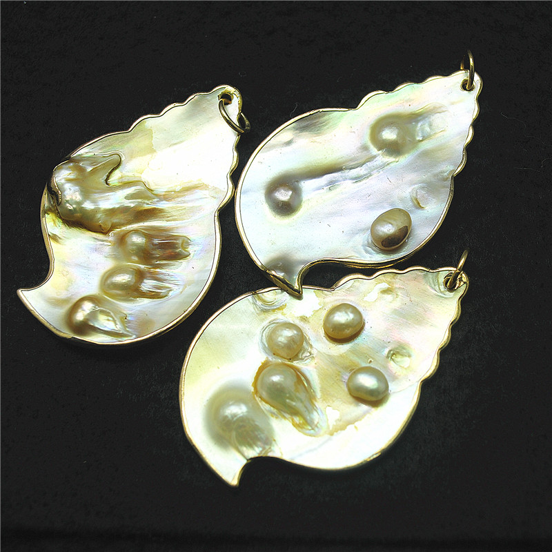 3PCS ธรรมชาติ Shell จี้ Mother - Women Fashion Nz บทวิจารณ์และราคา