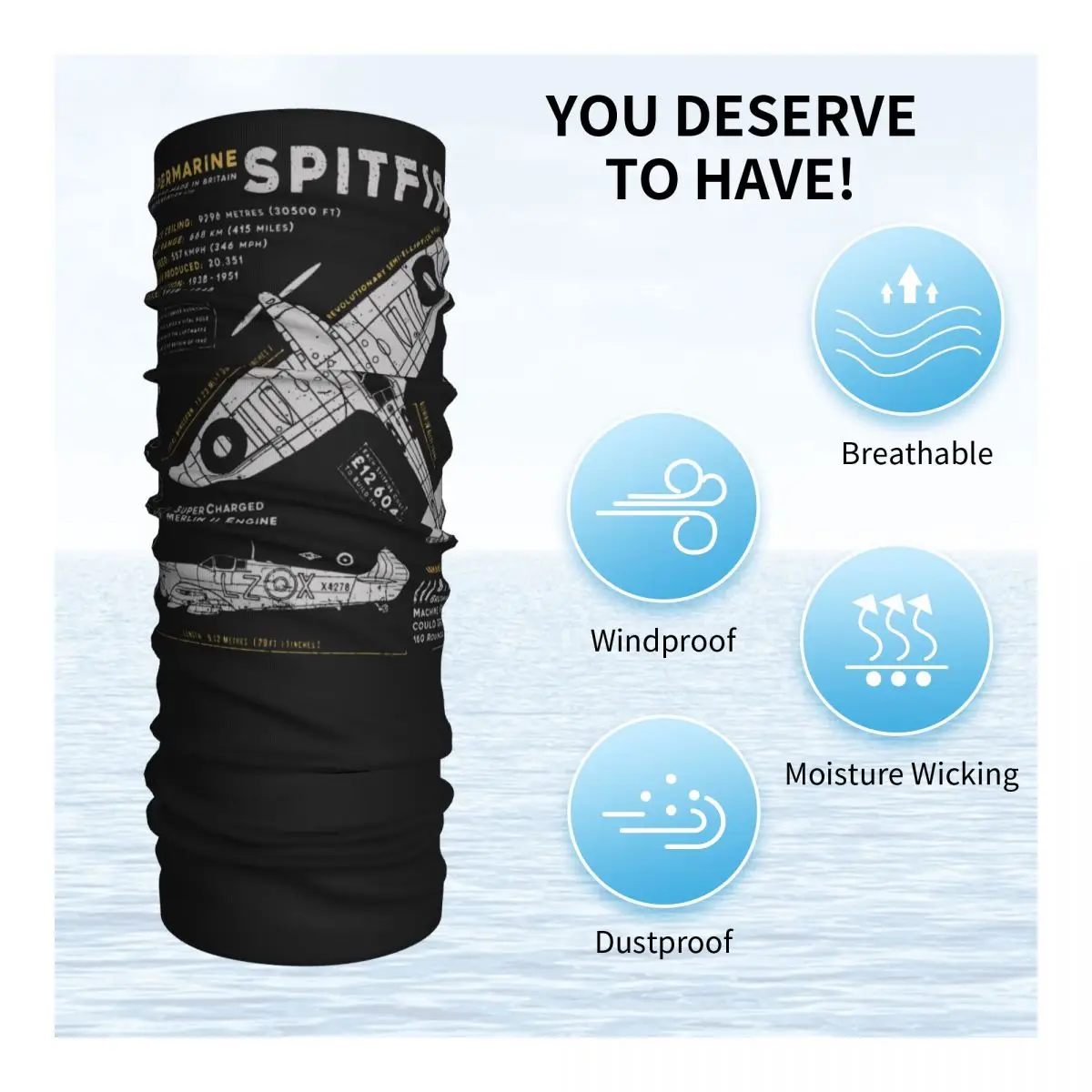 ผ้าพันคอ Spitfire ลายเครื่องบิ - Women'S Fashion Ww2 บทวิจารณ์และราคา