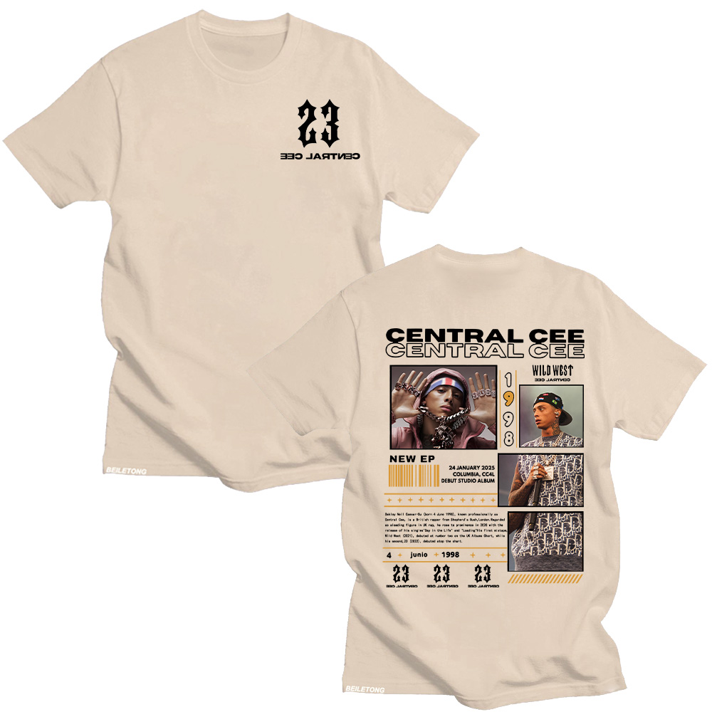 Rapper Central Cee Wild West T - Women'S Fashion Wild West บทวิจารณ์และราคา
