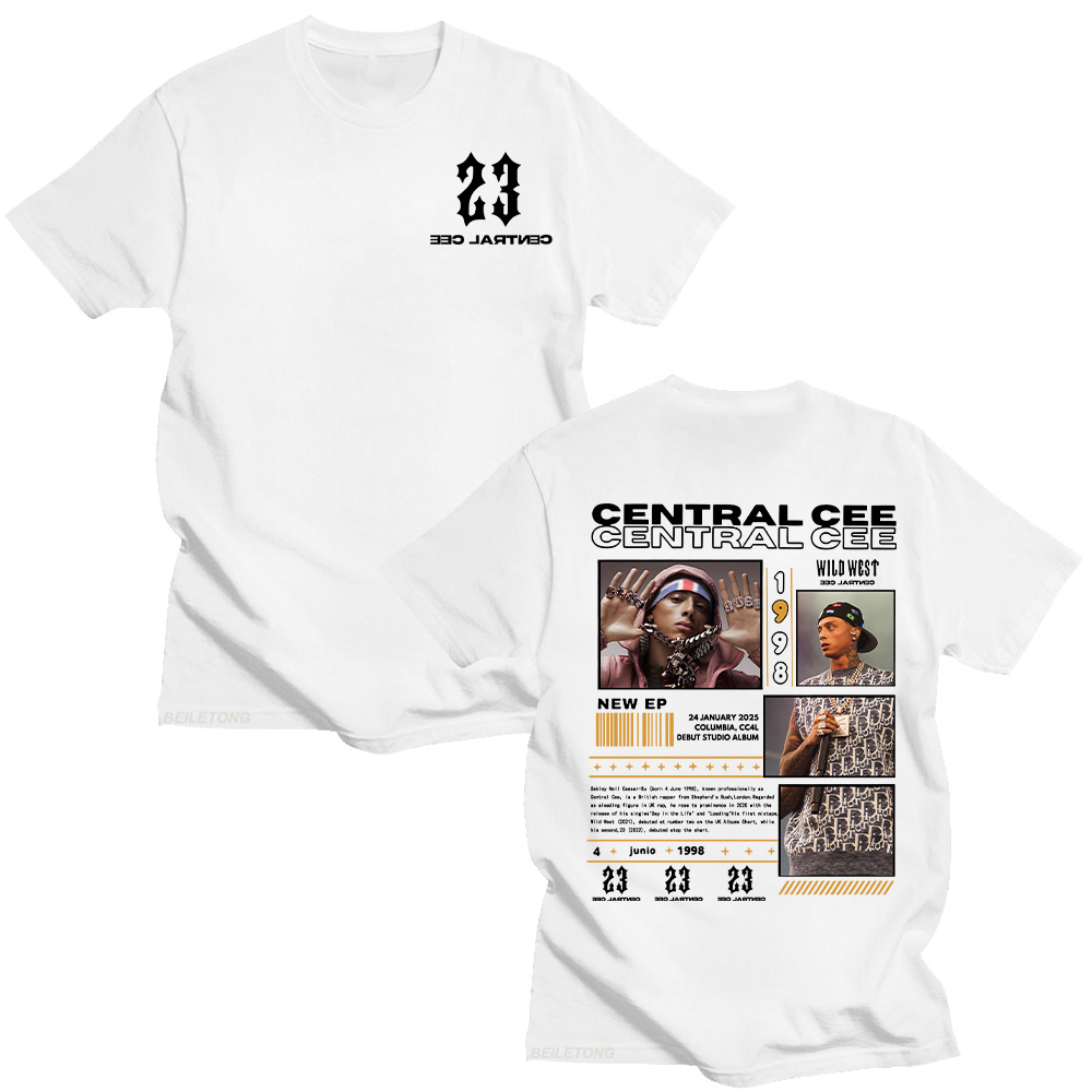 Rapper Central Cee Wild West T - Women'S Fashion Wild West บทวิจารณ์และราคา
