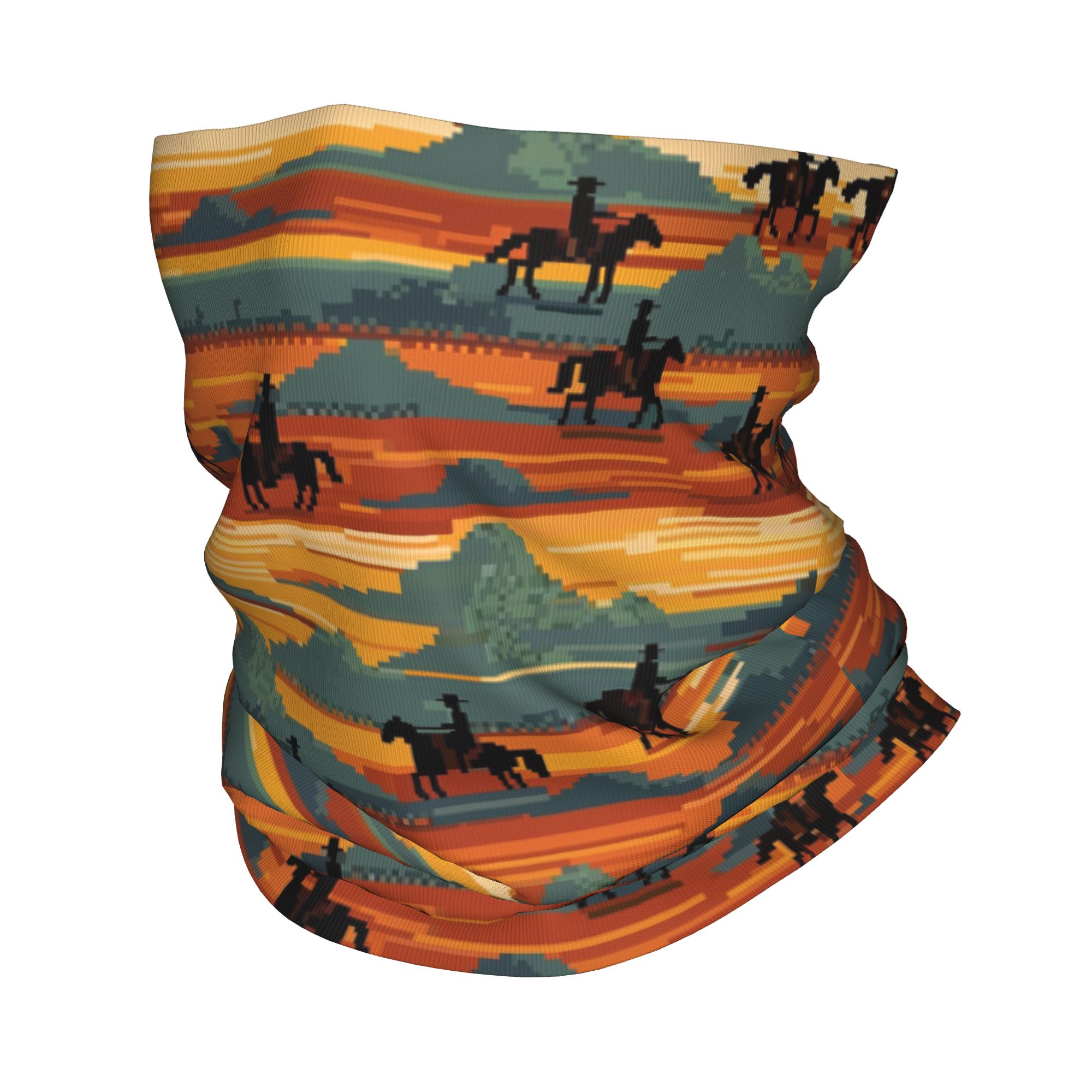 ผ้าพันคอพิมพ์ลายคาวบอยตะวันตกใ - Women'S Fashion Wild West บทวิจารณ์และราคา