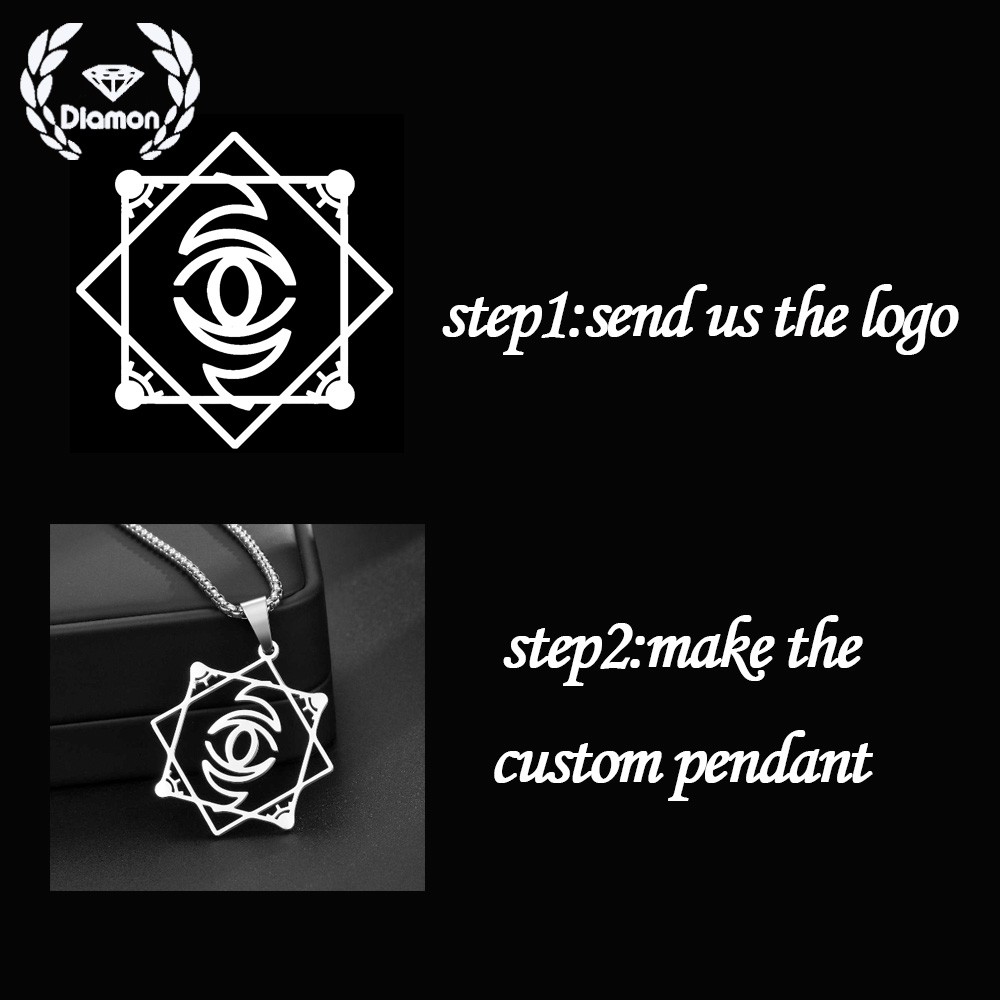 ไดมอนด์ สร้อยคอจี้รูปทรงเรขาคณ - Women Fashion Logo Design บทวิจารณ์และราคา